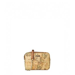 ALVIERO MARTINI 1A CLASSE – Geo Classic Borsa a tracolla con doppia zip – Natural