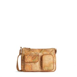 ALVIERO MARTINI 1A CLASSE – Geo Soft Borsa a tracolla con tasche – Natural