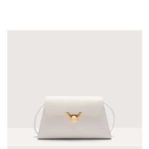 COCCINELLE - Dew Shoulder Bag Medium - Blanco