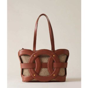 BORBONESE - All Round Shopper Medium - Coconut