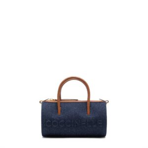 COCCINELLE - Myrtha Denim Medium - Blue Denim/Cognac