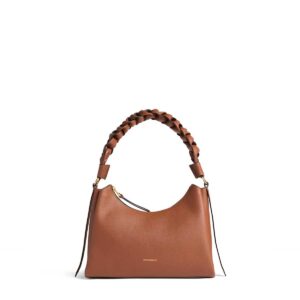 COCCINELLE - Boheme Shoulder Bag Small - Cognac/Noir