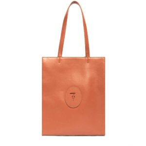TRUSSARDI - Society Tote Bag Large - Brandy