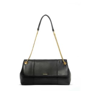 TRUSSARDI - Orbita Borsa a tracolla con catena Medium - Black