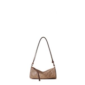 BORBONESE - Vis a Vis Bauletto Small - Beige/Brown
