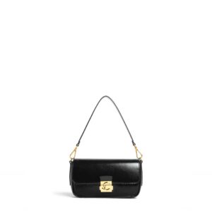COCCINELLE - C-Me Lock Shiny Medium - Noir