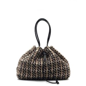 BORBONESE - La Nido Borsa Large - Multicolore OP/Black
