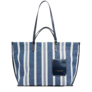 THE BRIDGE - Luna Shopper - Blu/Naturale