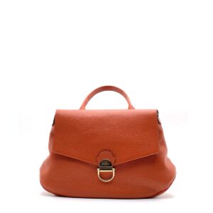 CUOIERIA FIORENTINA - Jess Flap Bag Large - Arancio