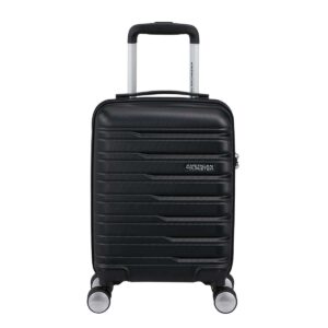 AMERICAN TOURISTER - Flashline Trolley 4 ruote 45cm Slim con ruote rimovibili - Shadow Black