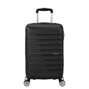 AMERICAN TOURISTER - Flashline Trolley 4 ruote 55cm Slim - Shadow Black