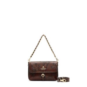 CUOIERIA FIORENTINA - Mimì Flap Bag - Mogano