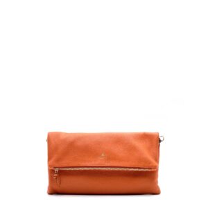 CUOIERIA FIORENTINA - Velvet Flap Bag XL - Arancio