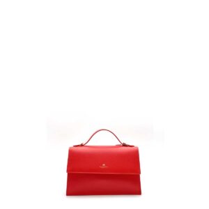 CUOIERIA FIORENTINA - Beauty Flap Bag Large - Corallo