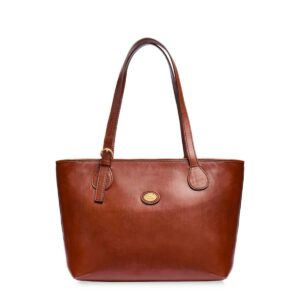 THE BRIDGE - Story Shopper con zip - Marrone