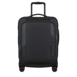 SAMSONITE – Glazed Trolley Espandibile 4 ruote 55cm – Black